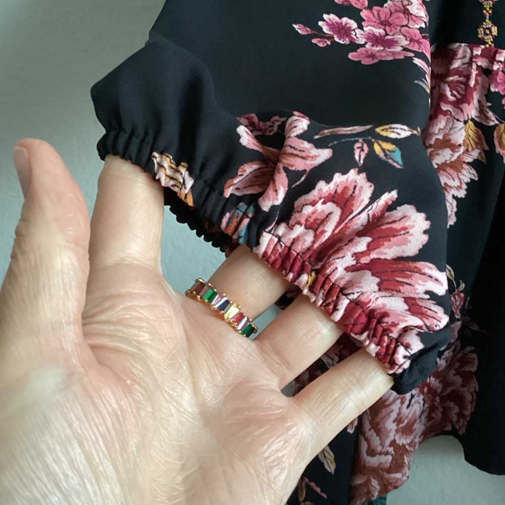 \Style & Co\ NWT Floral Embroidered Blouse - Picture 8 of 16